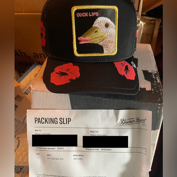 ⭐️NIB Limited Edition Goorin Brothers “Duck Lips” Trucker H… - Picture 9 of 10